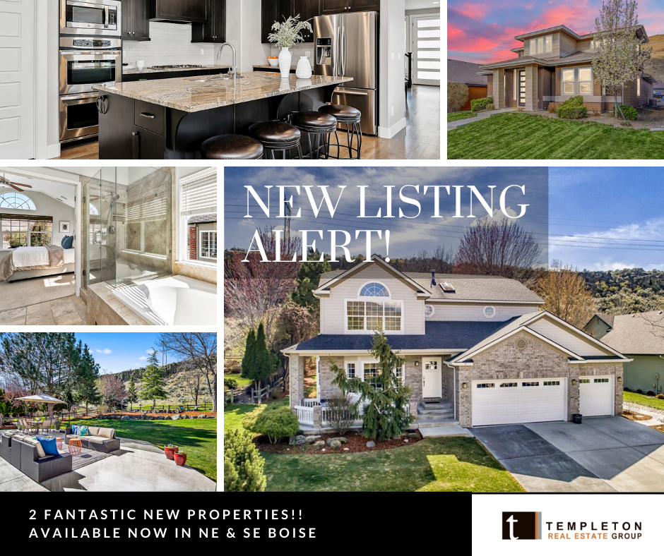 2 Fantastic New Listings in NE & SE Boise!!